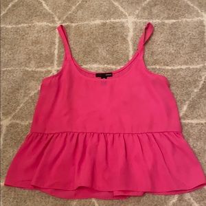 hot pink top shop tank